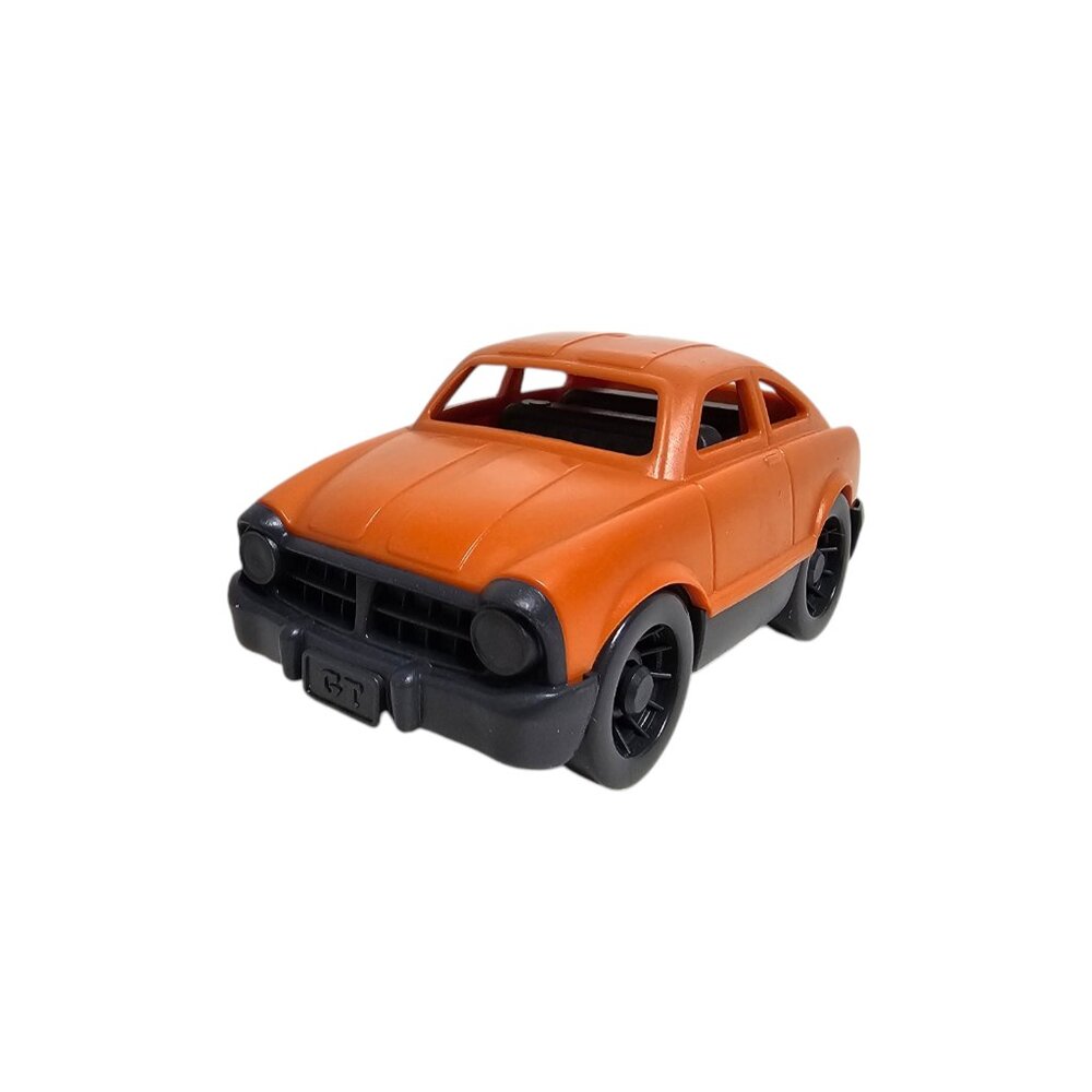 Green Toys mini orange car . made in USA